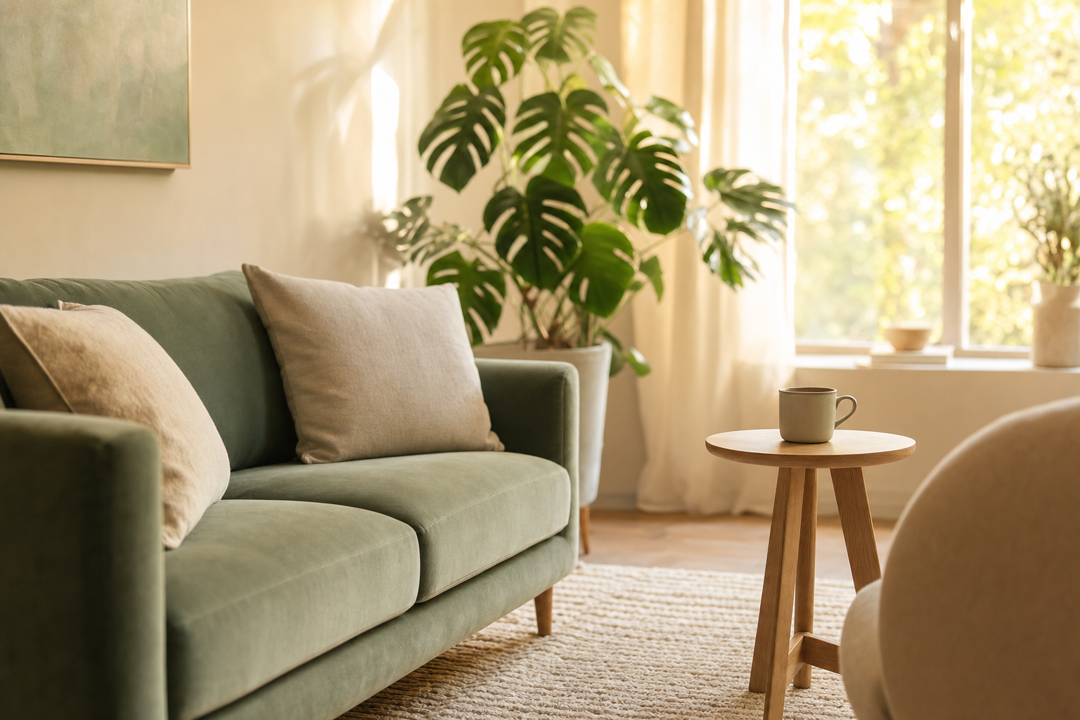 A calm, sun-warmed therapy room at Lifespan in Westlake Village